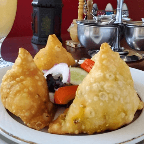 Vegetable Samosa.