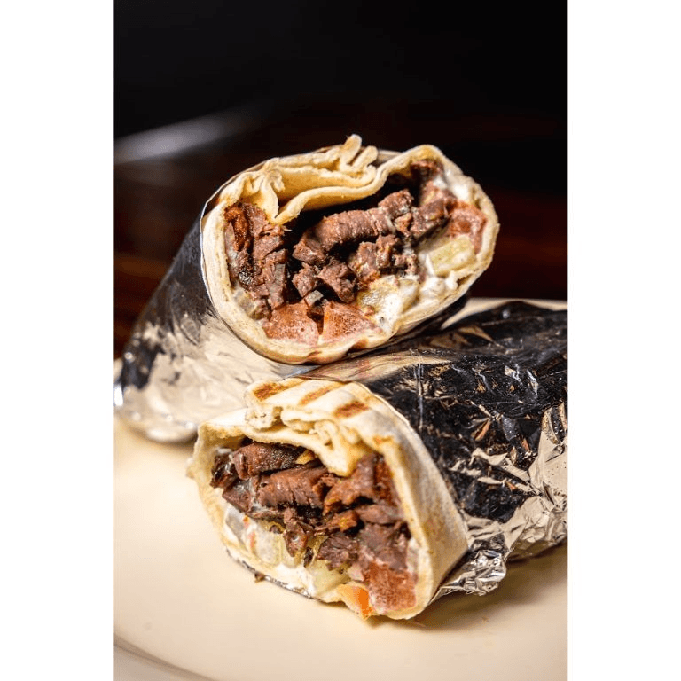 Beef Shawarma Wrap.