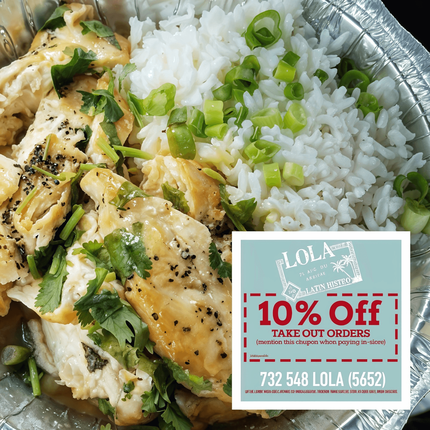Enjoy 10% Off Your Takeout Order!
