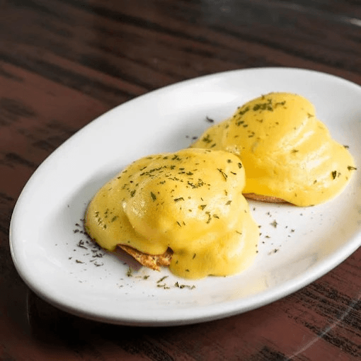 Traditional Eggs Benedict.