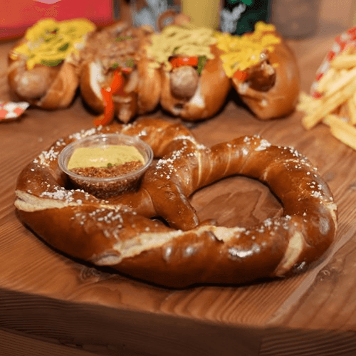 Bavarian Style Pretzel.