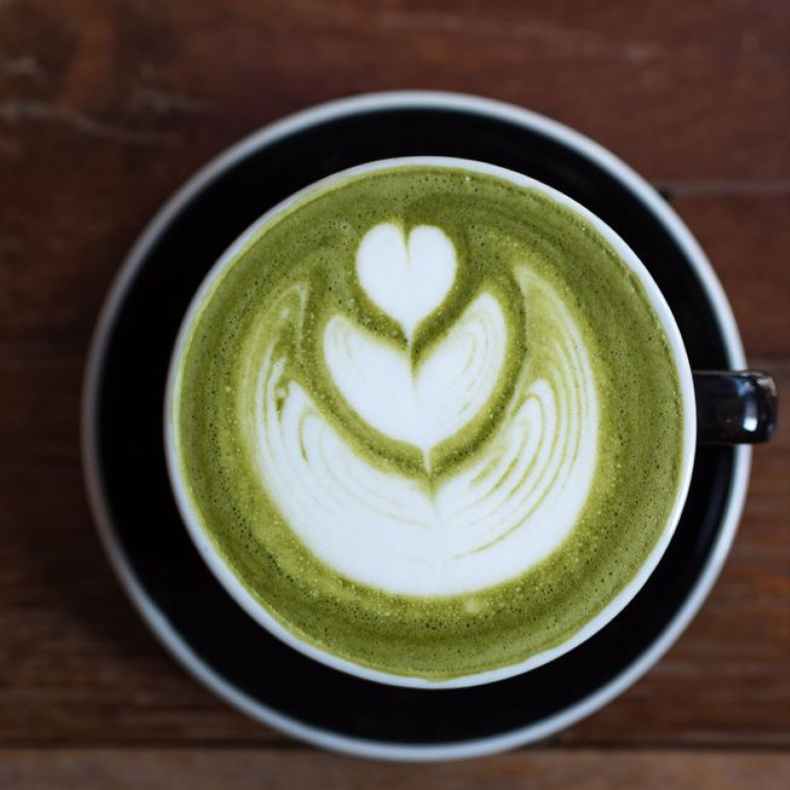 Organic Matcha Latte.