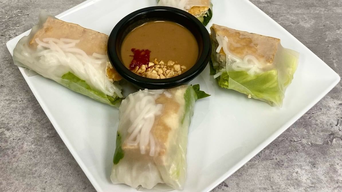 A4: Fried Tofu Spring Rolls - Goi Cuon Dau Hu.