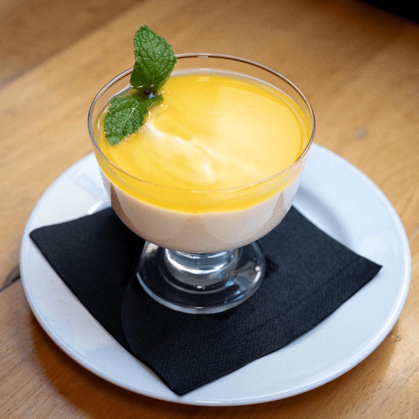 Passion Fruit Mousse.