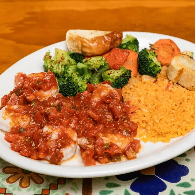 Camarones À La Mexicana.