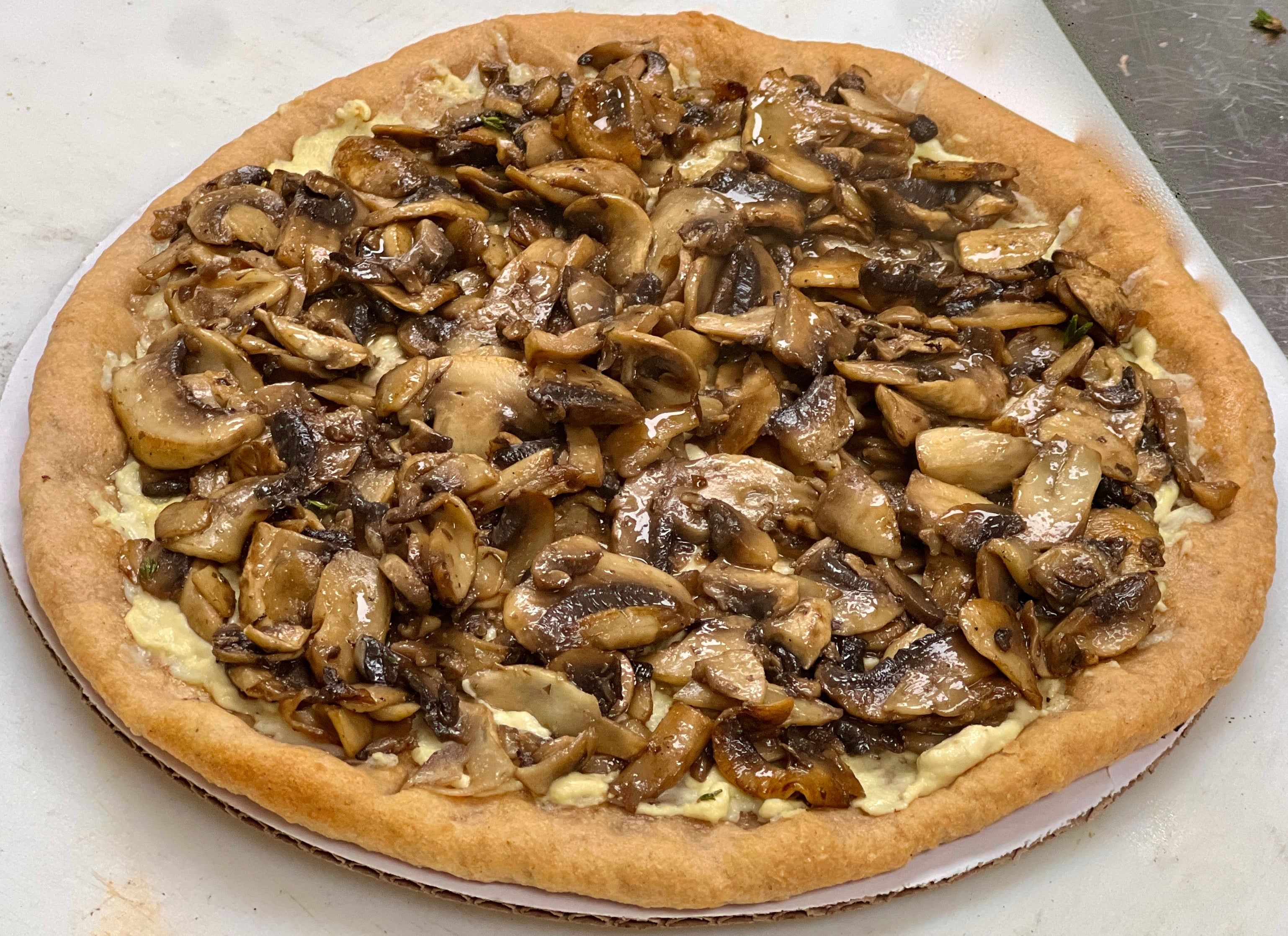 2 Truffle Mushroom Pizza (c).