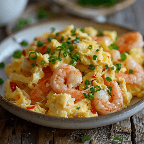 E20 Shrimp with Scrambled Eggs 滑蛋蝦仁