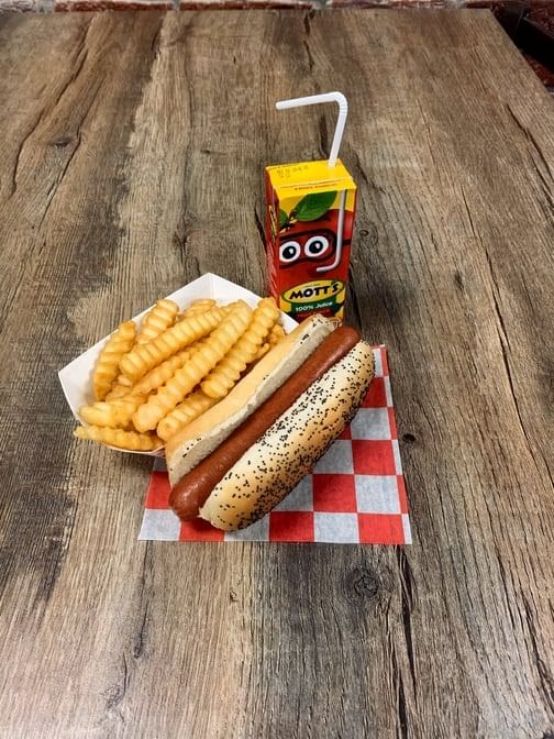 Kids Chili Dog & 1/2 Fries.