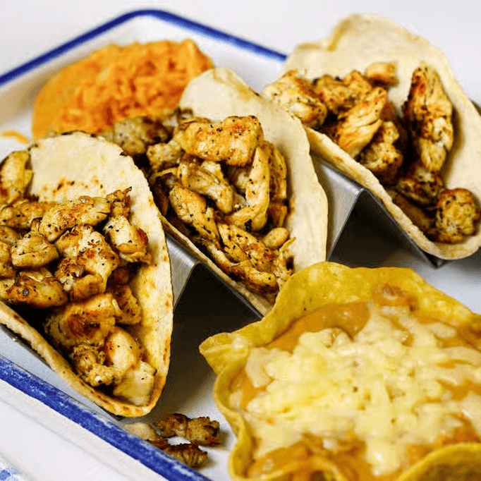 Tacos De Pollo Asado.