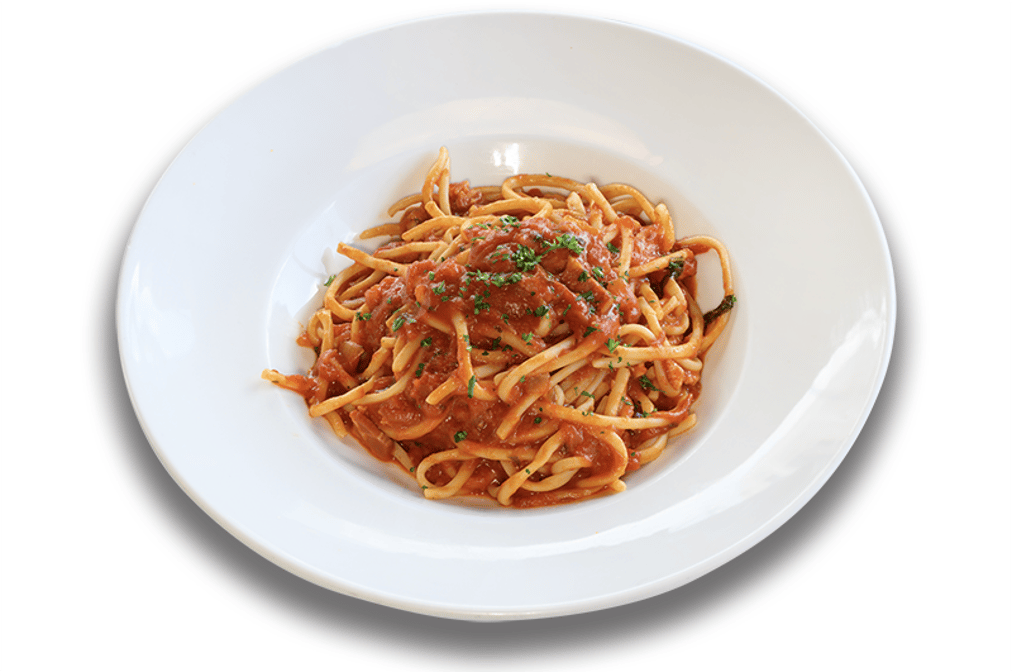 Bucatini All’ Amatriciana Pasta.