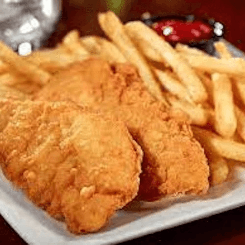 Kid's Tender with Fries.