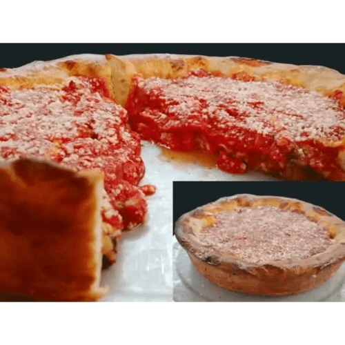 Sally's Sweet Chicago Deep Dish Pizza.