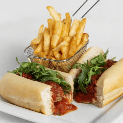 Mama's Meatball Sandwich.