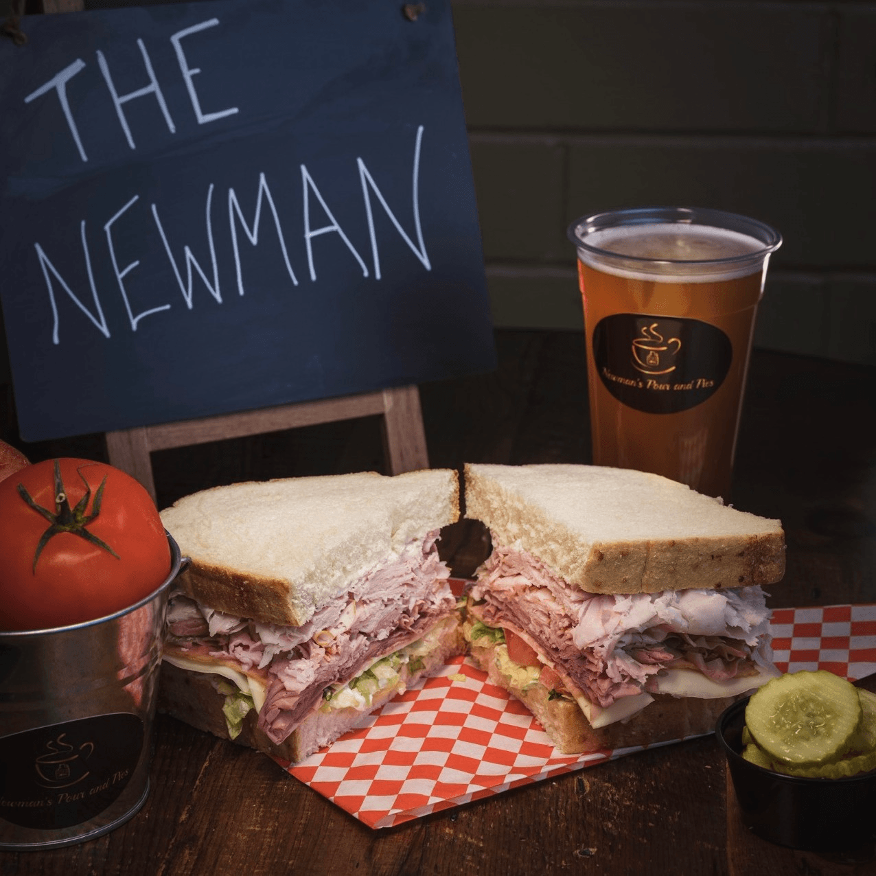 The Newman Sandwich.