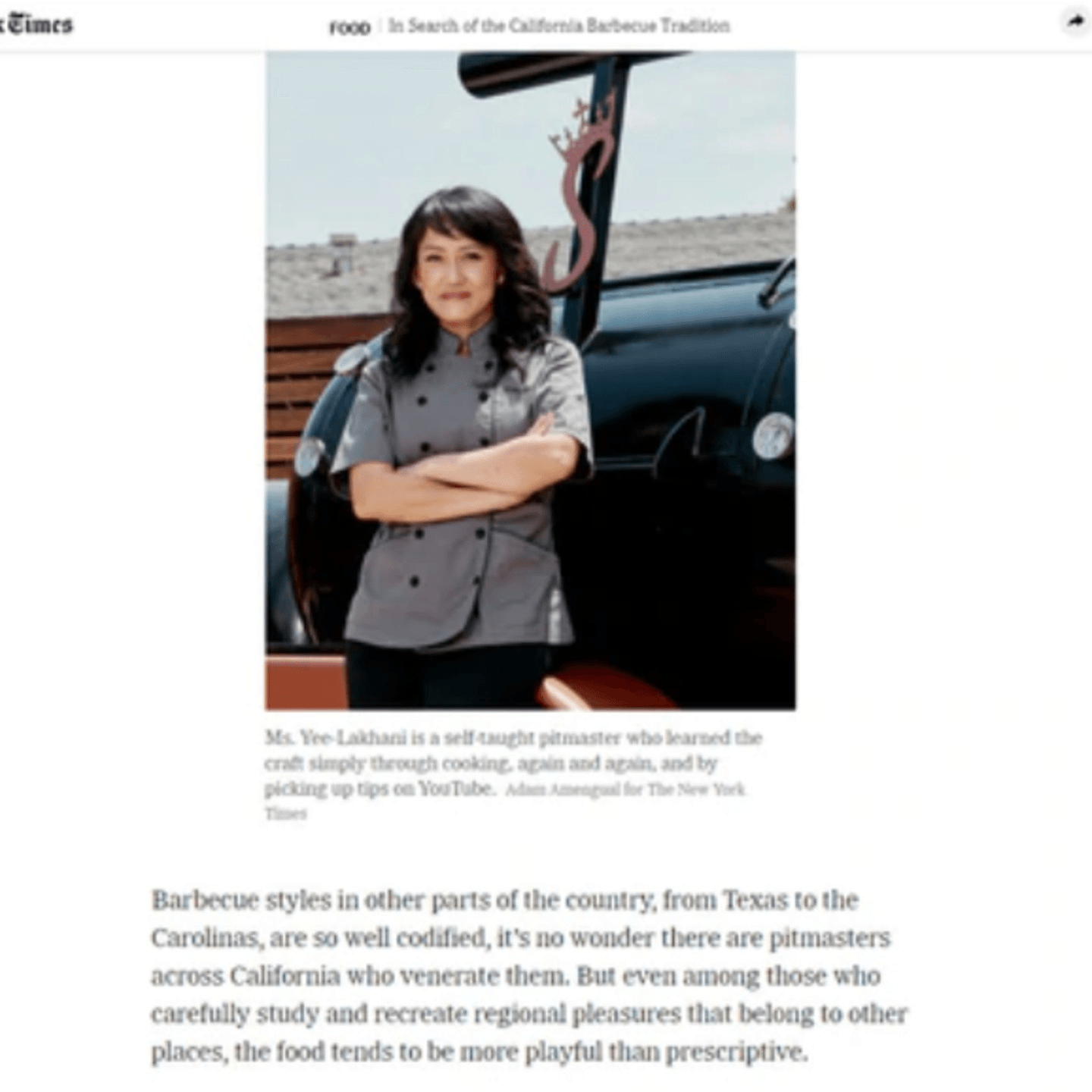 New York Times Featuring Smoke Queen BBQ