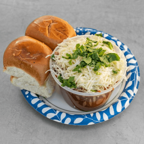 Cheese Bhaji Pav.