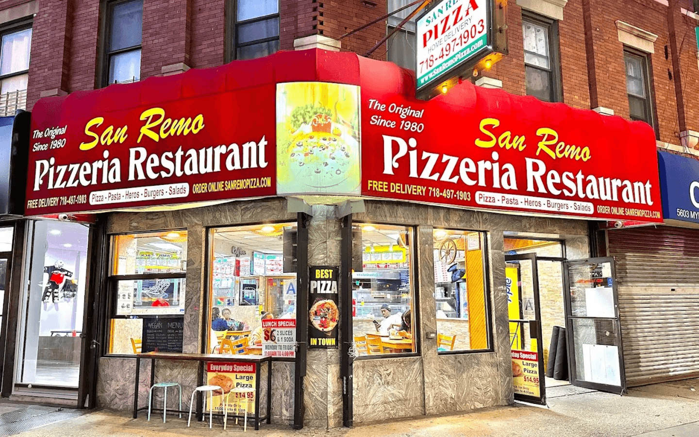 Welcome To San Remo Pizzeria