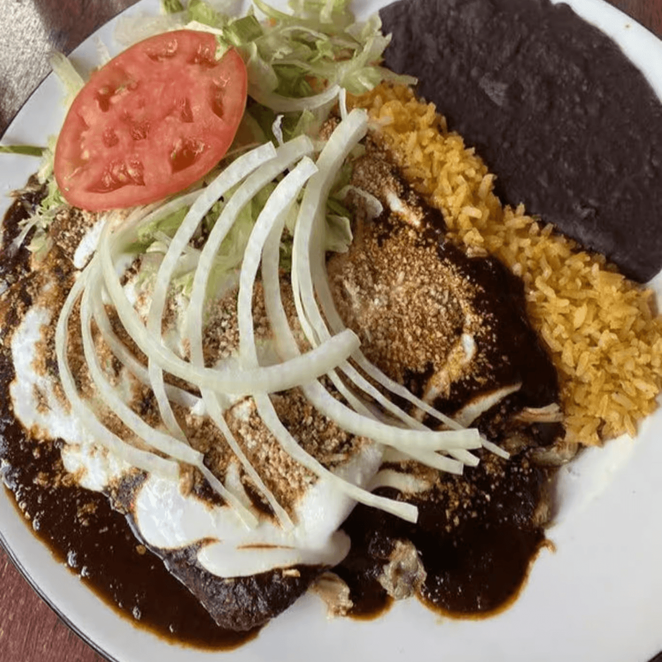 54. Enchiladas De Pollo Asado.