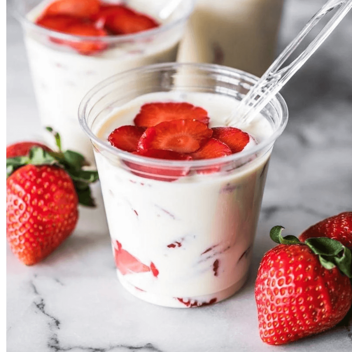 Midum Fresas  con crema.