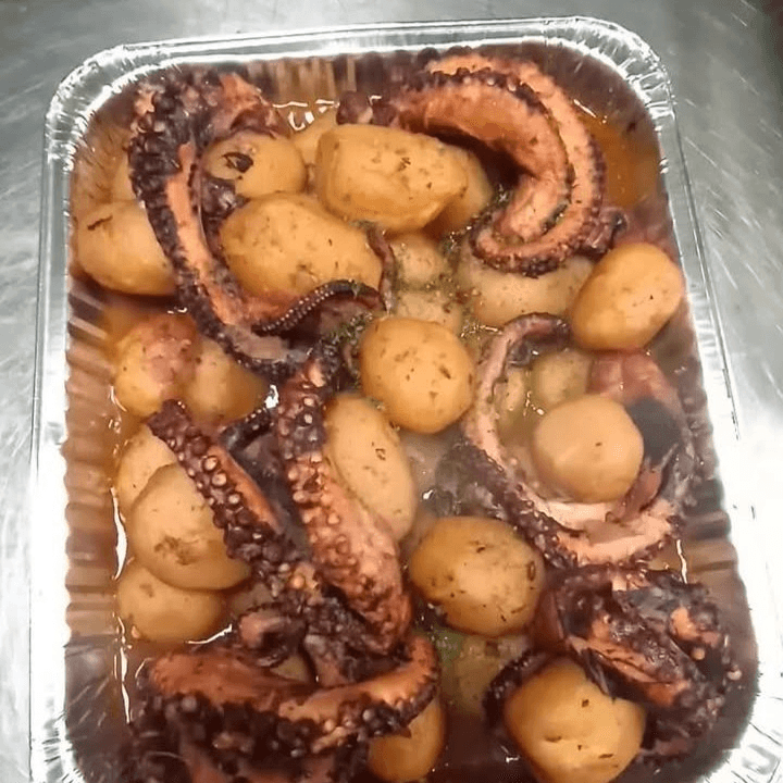 Roasted Octopus Tray.