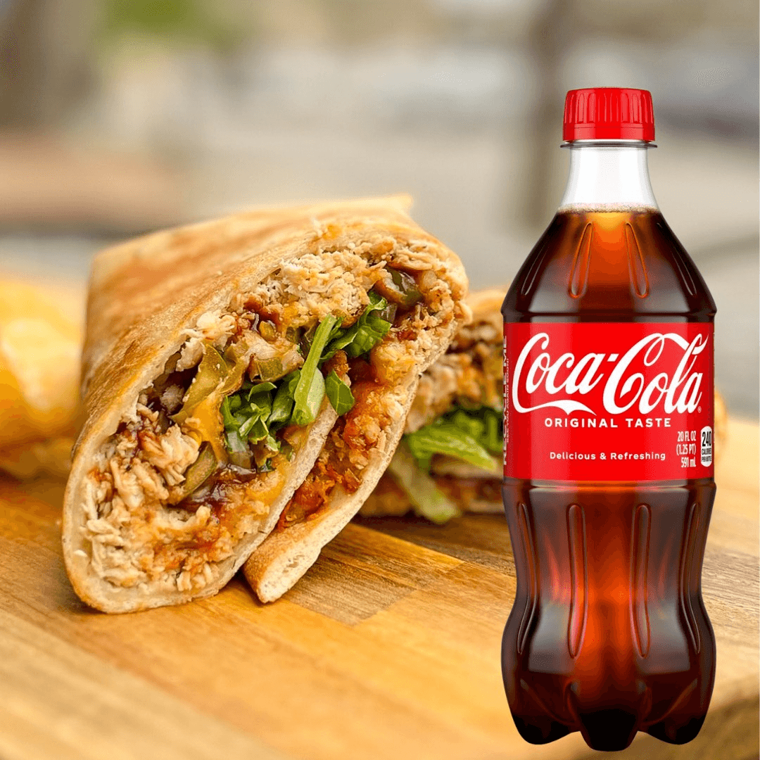 Hot BBQ Chicken Panino Combo.