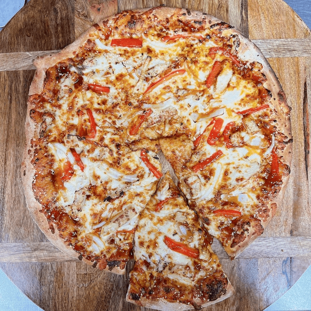 Korean Chicken Pizza.