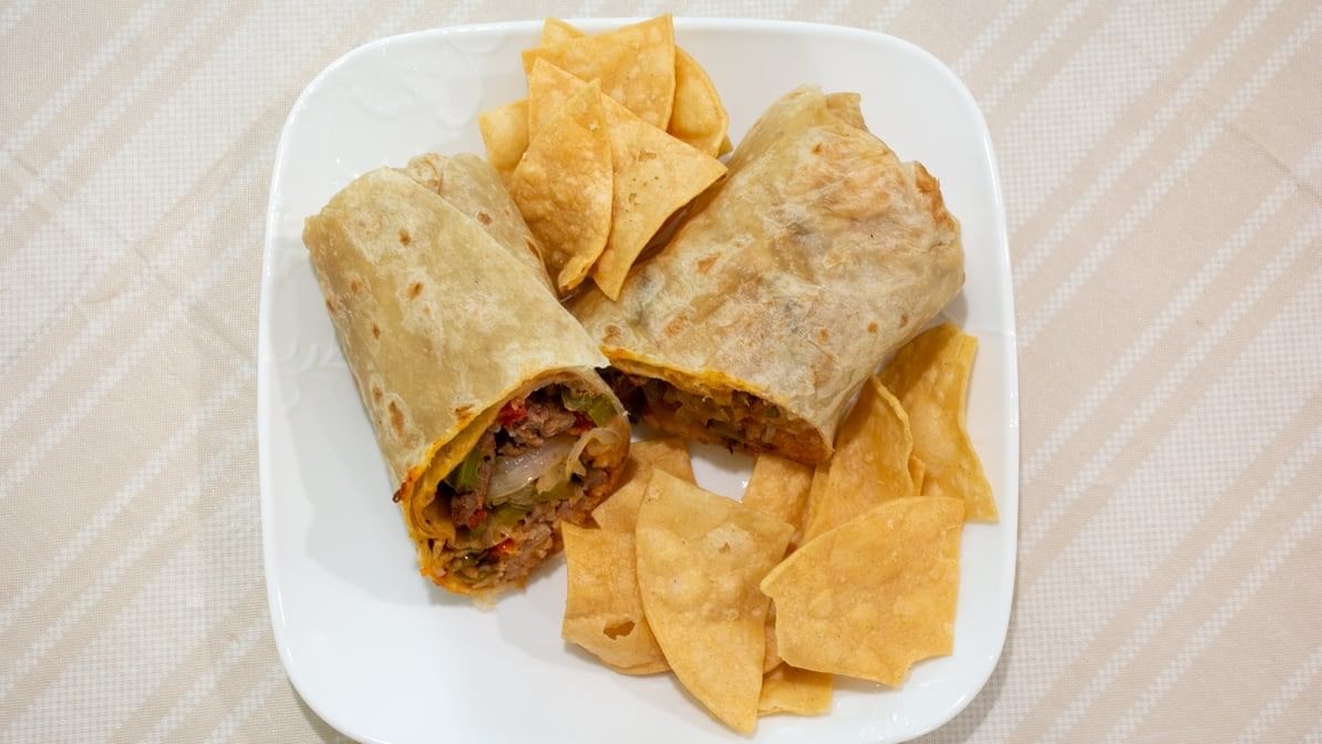 Fajita Burrito.