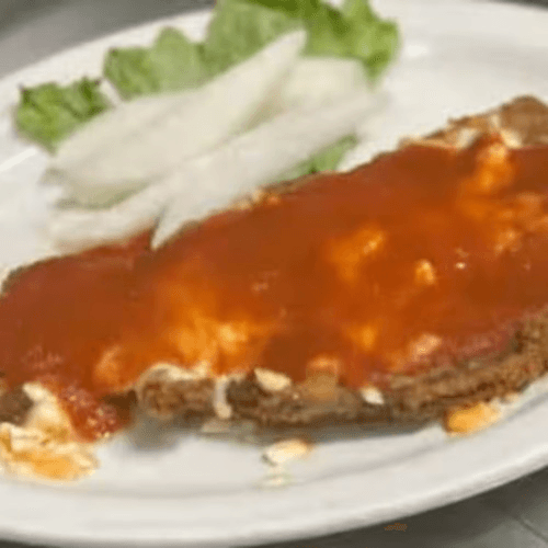 Milanesa a La Mexicana with Steak.