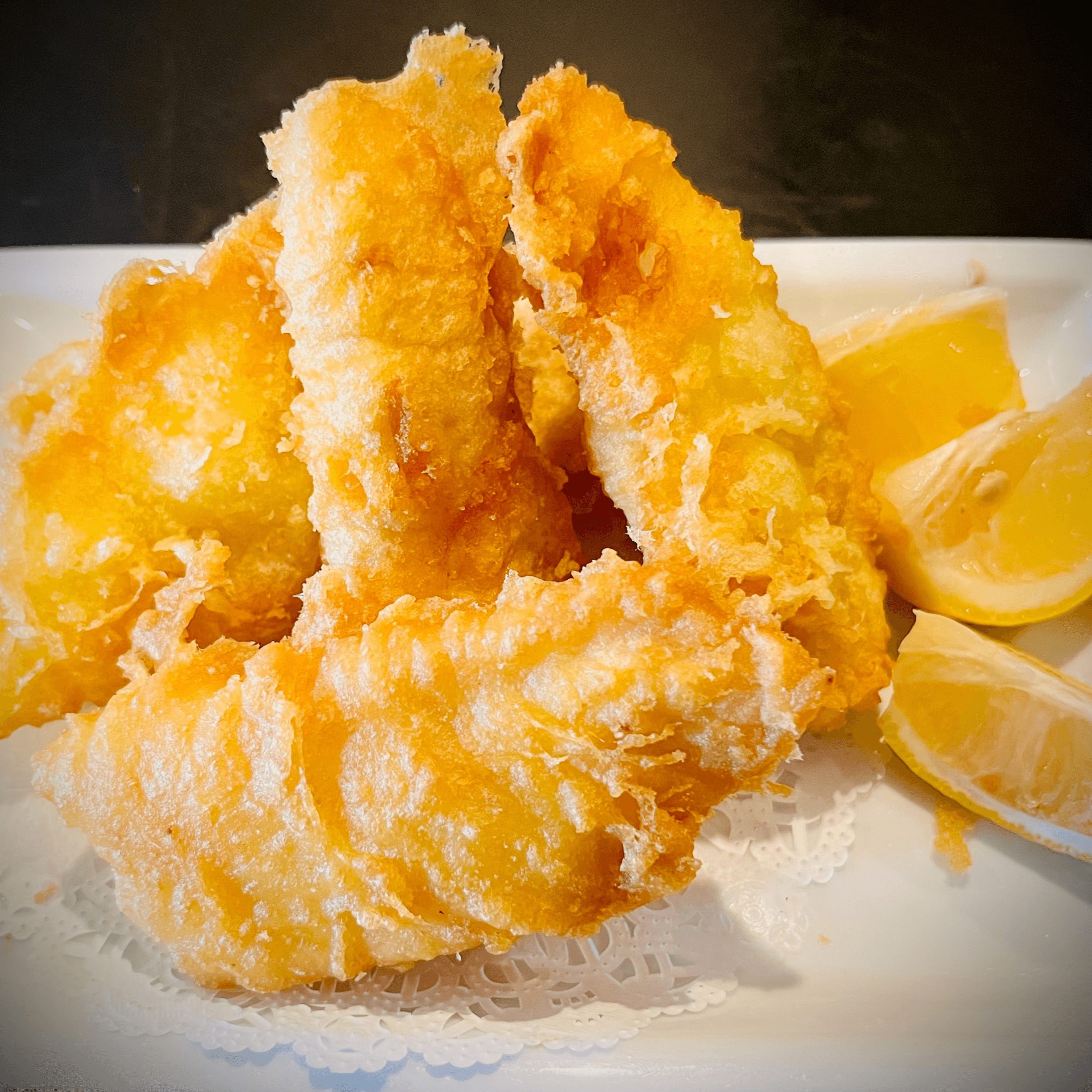 18. Halibut Tempura.