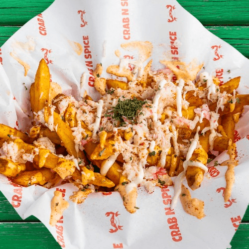 CRAB FRIES.