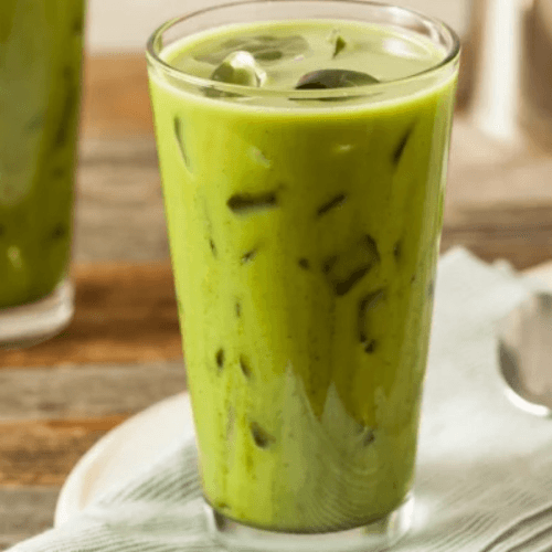 Iced Thai Green Milk tea.