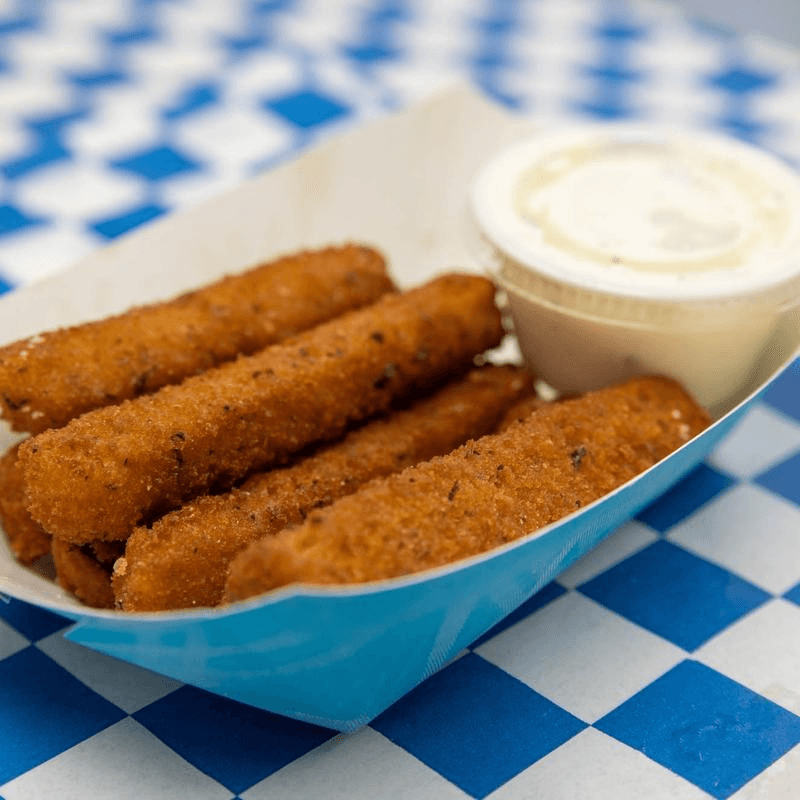 Zucchini Fries with Ranch.