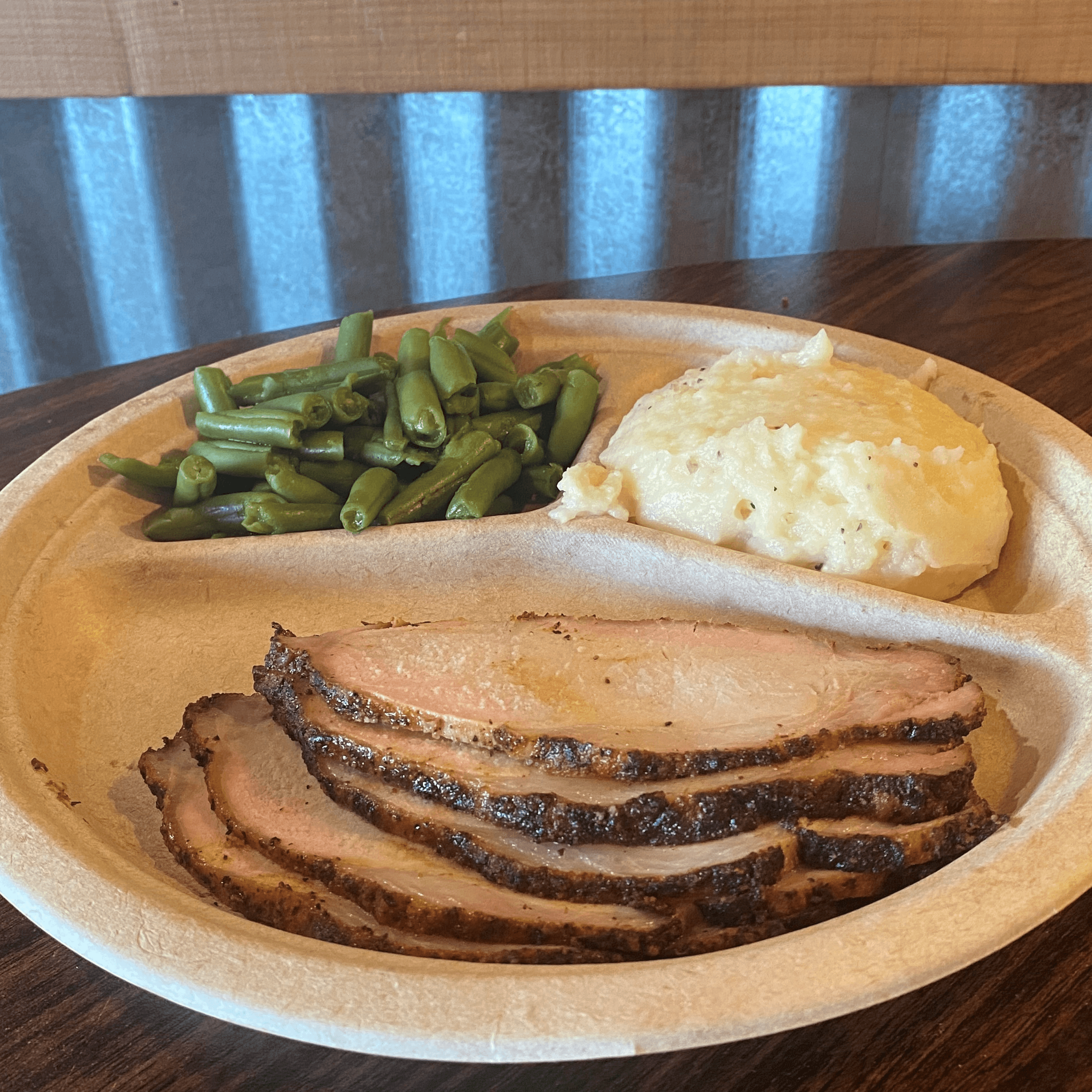 Pit Smoked Pork Loin.