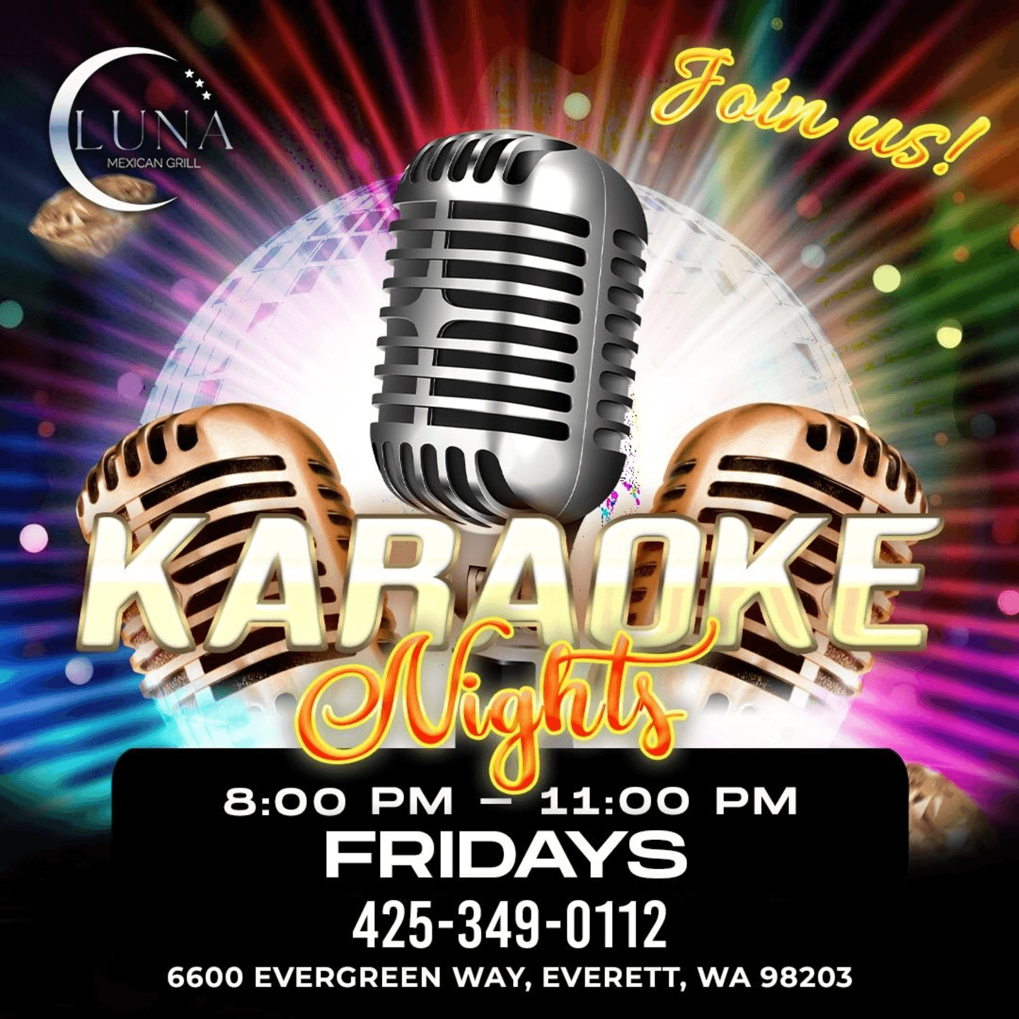 Karaoke Night Every Friday