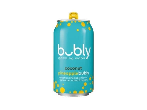 Bubly Coconut Pineapple - 12oz Can.