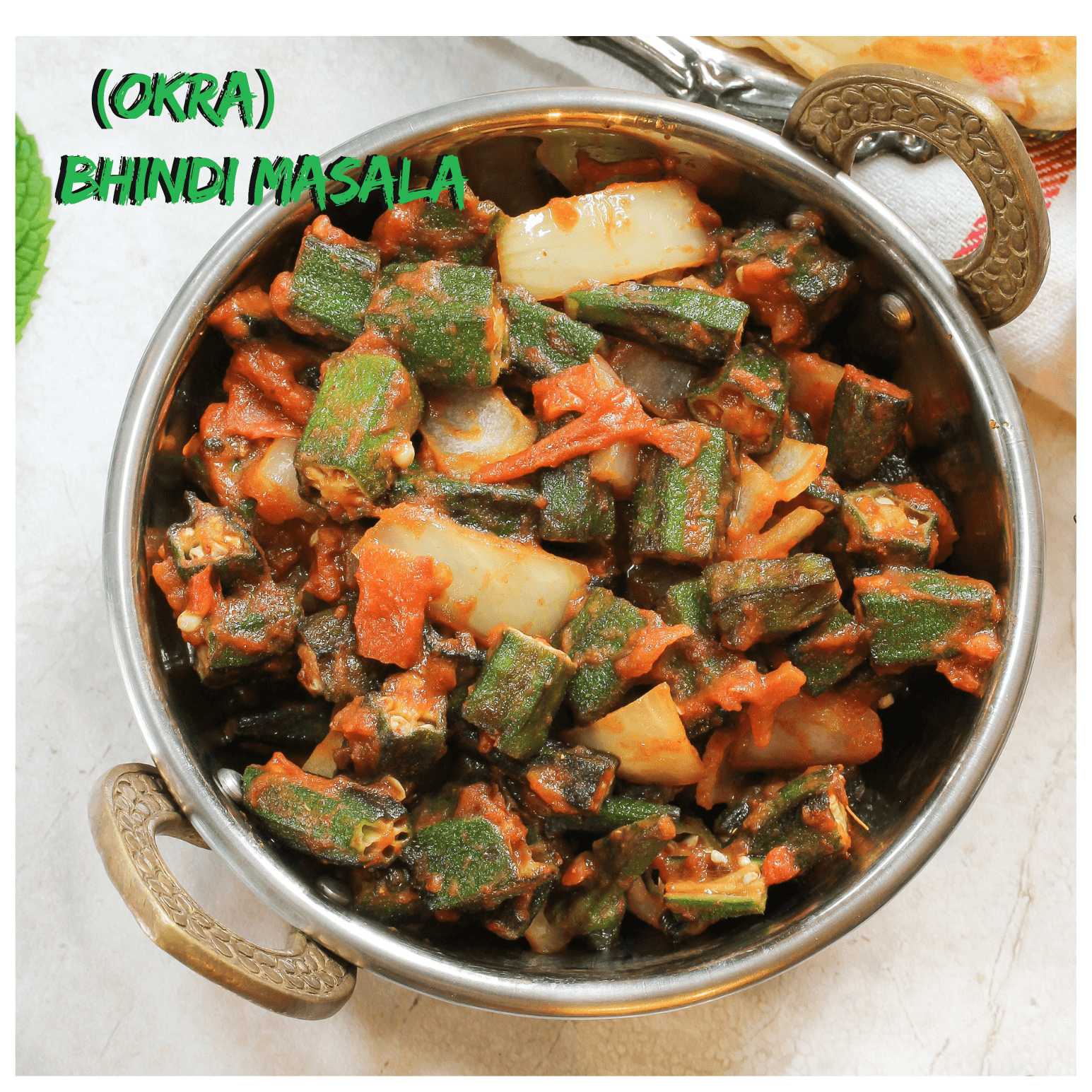 Bhindi Okra (Vegan).
