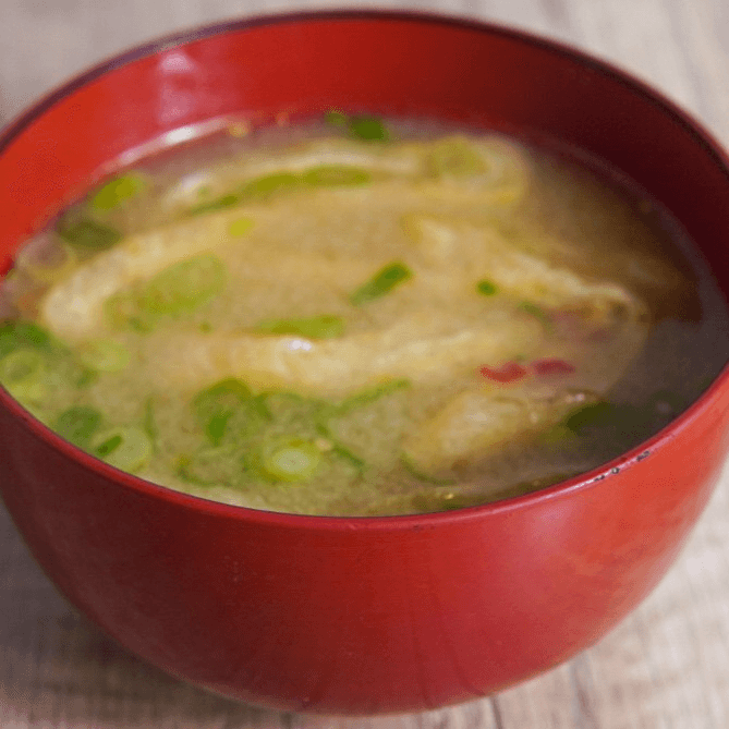 Spicy Miso Soup　スパイシー味噌汁.