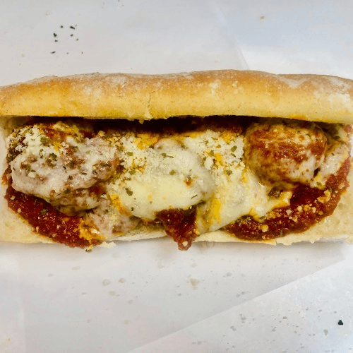 Meatball Parmigiana Sub