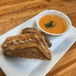 Grilled "cheese" sandwich.