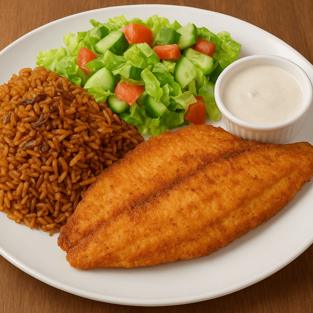 Fried Fillet Tilapia.