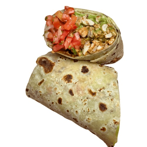 Pollo Asado Burrito.