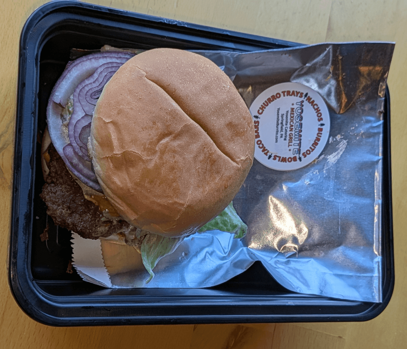 Sequoia Impossible 1/4 Pound Hamburger.