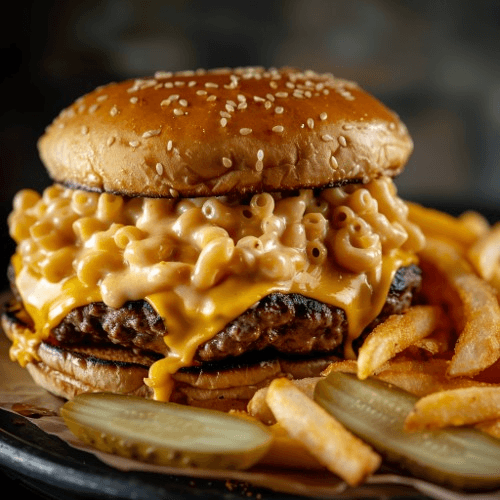 Mac 'N Cheese Burger