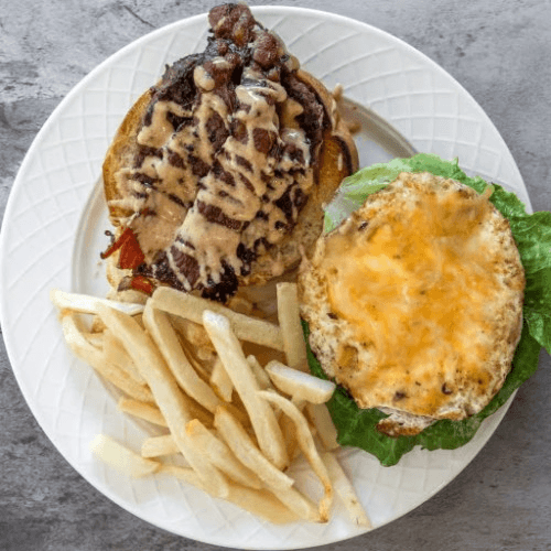 Haven Deluxe Burger.