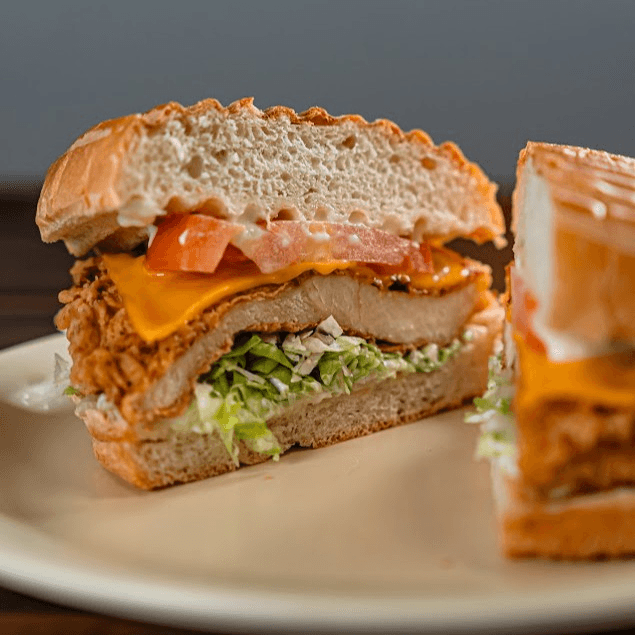 Crispy Chicken Burger.