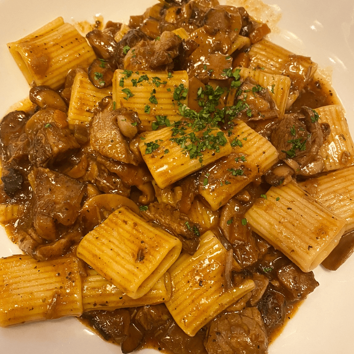 Short Rib & Rigatoni.