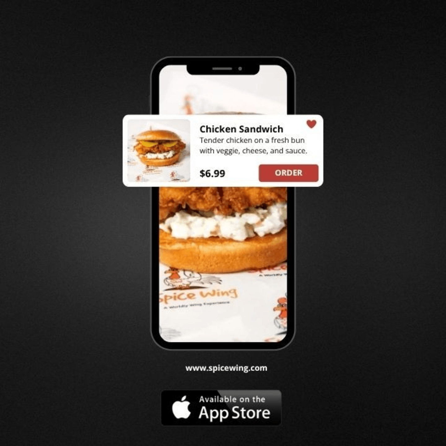 Download the Spice Wing iOS App