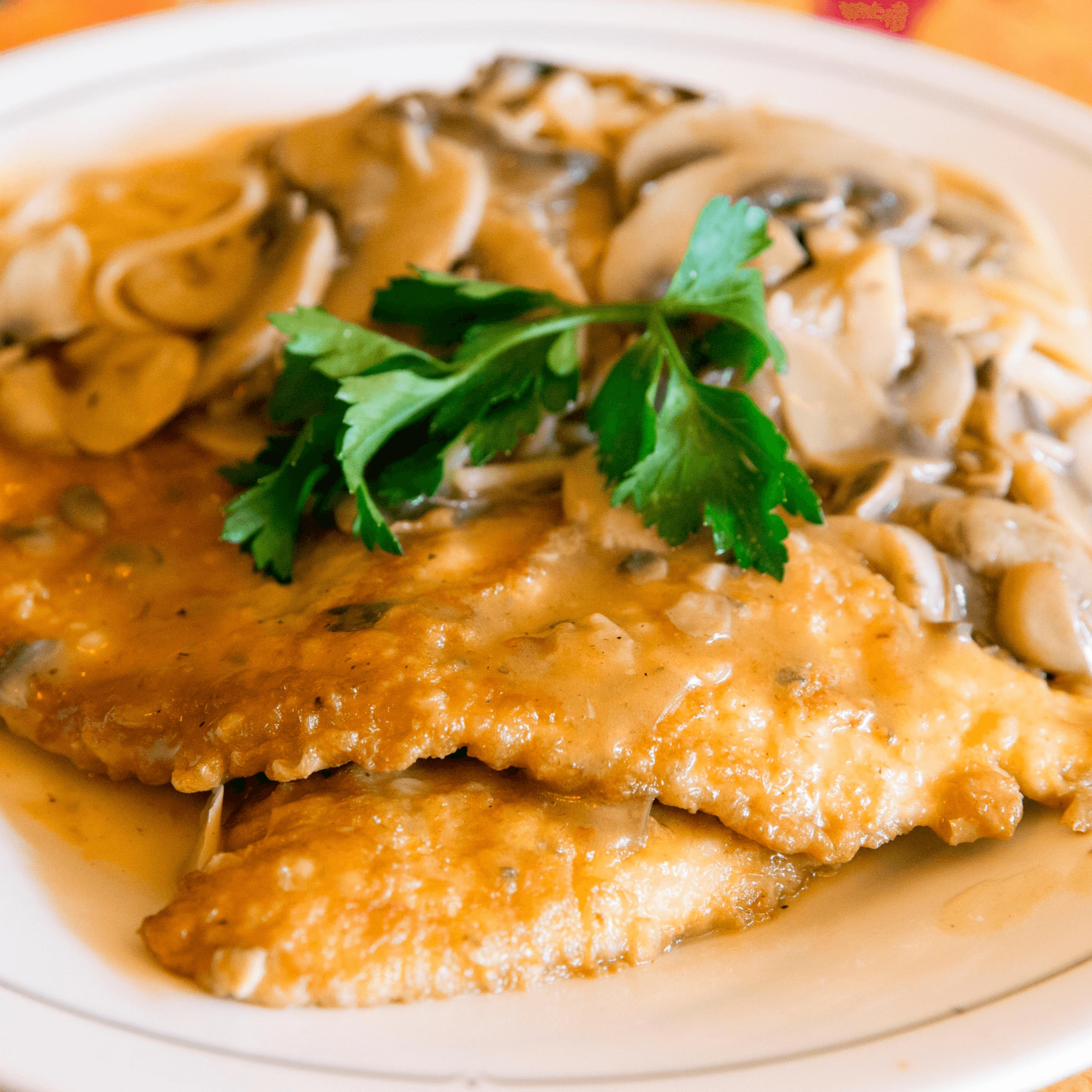 Chicken Marsala.