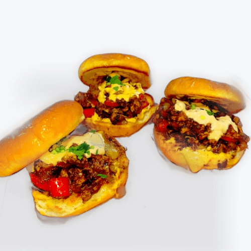 Spicy Jerk Chicken Sliders.