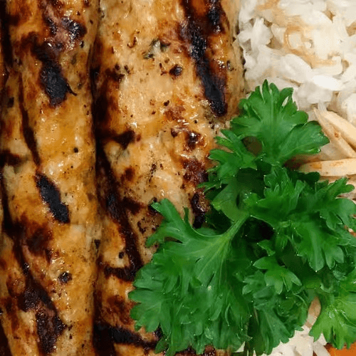Chicken Shish Kafta.